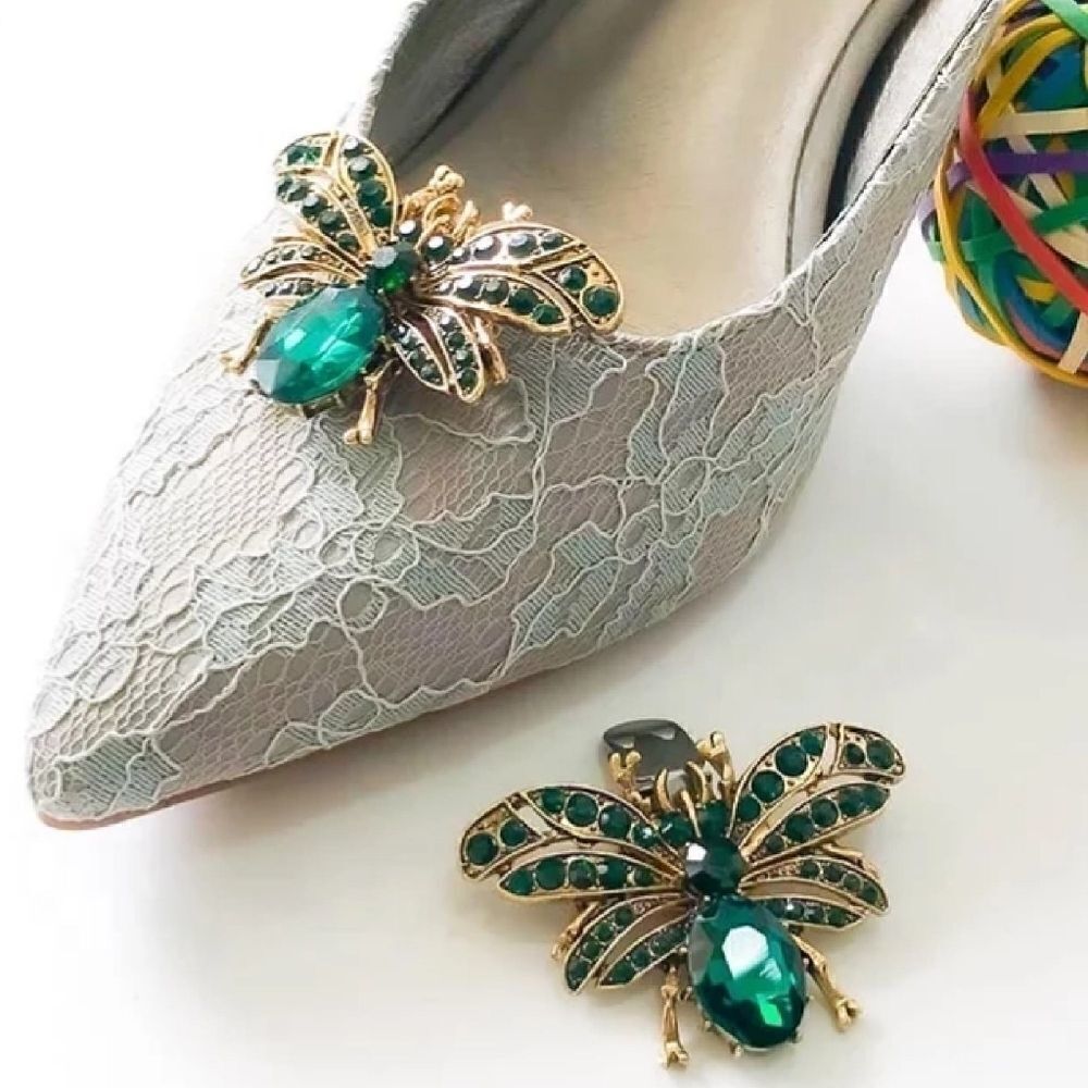 Bee Inspired Detachable shoe clip - Picture 4 of 14